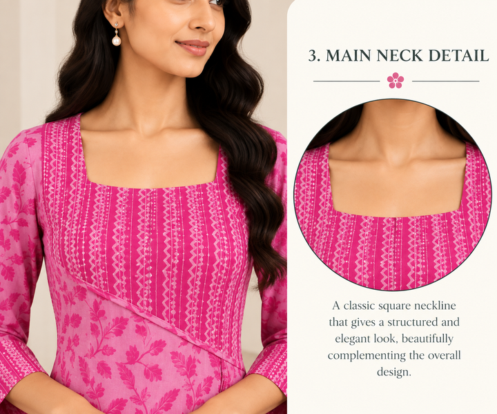 Pink Printed Corset